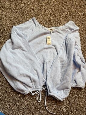 aerie Endless Summer Cropped Sweatshirt